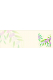 みのはんオリジナル箸置紙マット 四季の花シリーズ（上質紙）ムラサキシキブ（9月～11月）【100枚入】
