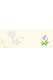 みのはんオリジナル箸置紙マット 四季の花シリーズ（上質紙）スミレ（3月～5月）【100枚入】