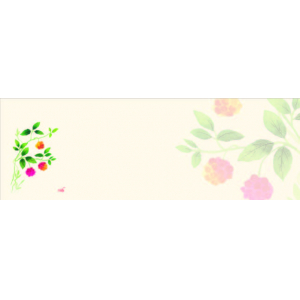 みのはんオリジナル箸置紙マット 四季の花シリーズ（上質紙）サネカズラ（11月～1月）【100枚入】