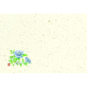 紫陽花（5月～6月）尺3紙マット（上質紙）【100枚入】