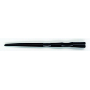 杵型二段絞り箸（日本製）22.5cm 黒塗り
