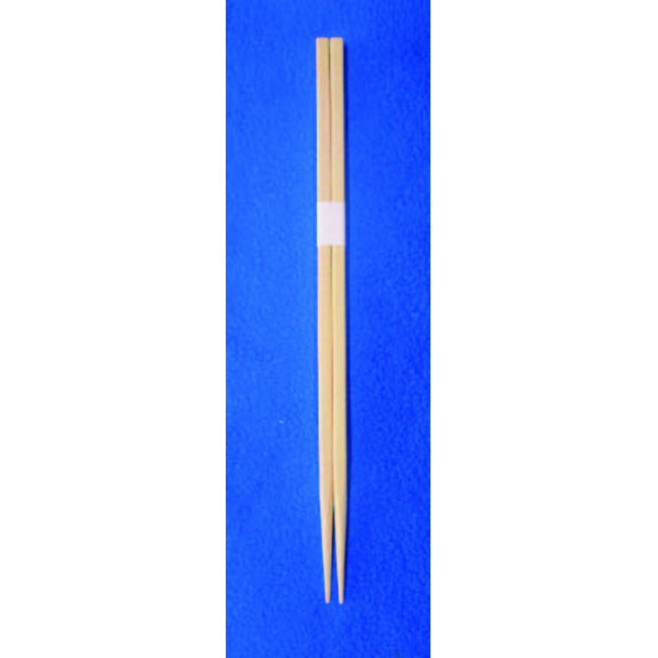 先細 竹角箸（白帯） 24cm 【1,000善入】